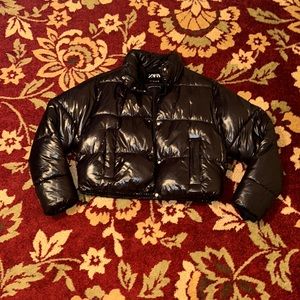 Zara puffer jacket womens
